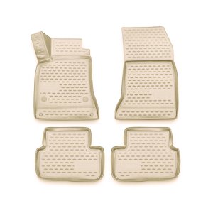 Mercedes GLA Class Floor Mats - Omac - Rubber TPE - Beige - 2015 Mercedes GLA Class Floor Mats - Omac - Rubber TPE - Beige - 2015